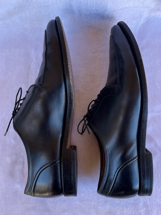 Allen Edmonds Lasalle Black Leather Split Toe Oxford Shoes Size 10.5 E main image 9